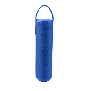 cylinder wireless deep bass mini portable cloth handle speaker