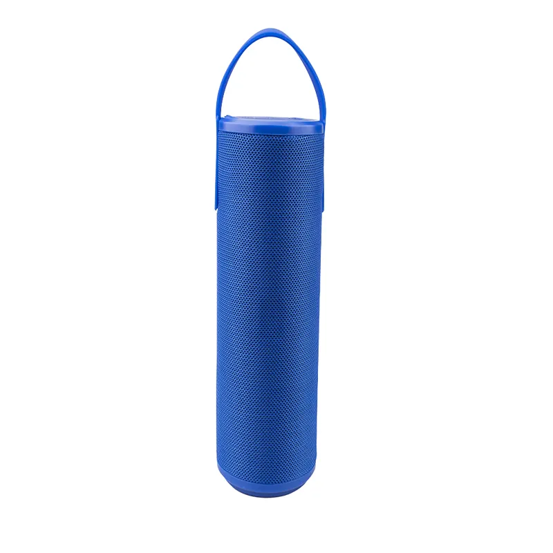 cylinder wireless deep bass mini portable cloth handle speaker