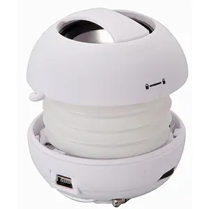Custom Logo 3.5mm Portable Mini Wired Hamburger Speaker