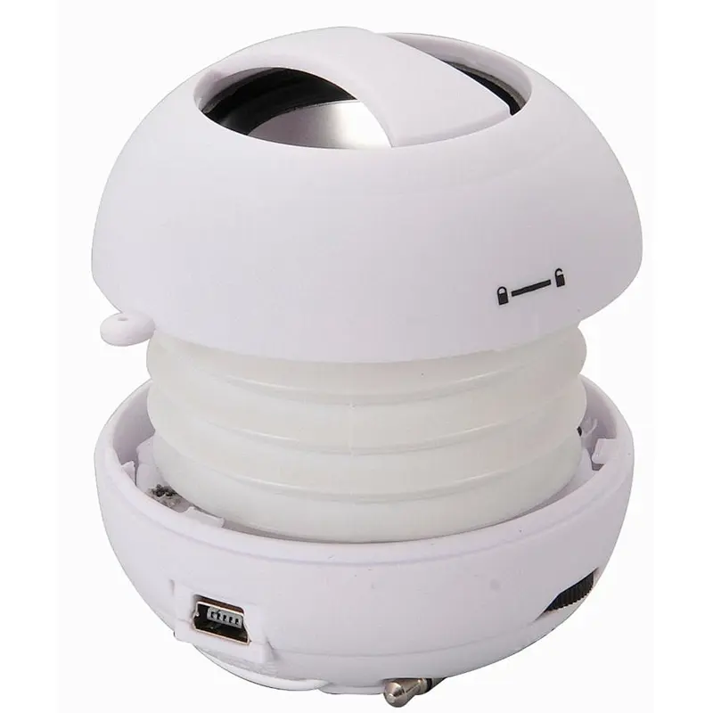 Custom Logo 3.5mm Portable Mini Wired Hamburger Speaker