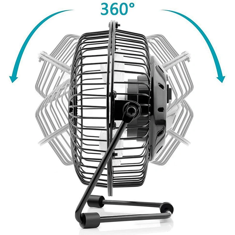 Electric PC Home Appliances Round Adjustable Mini 4 INCH USB Desk Fan