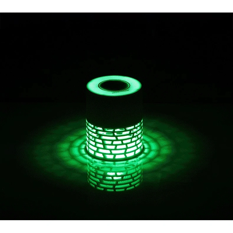 Led Light Aluminium Alloy Mini Wireless Speaker
