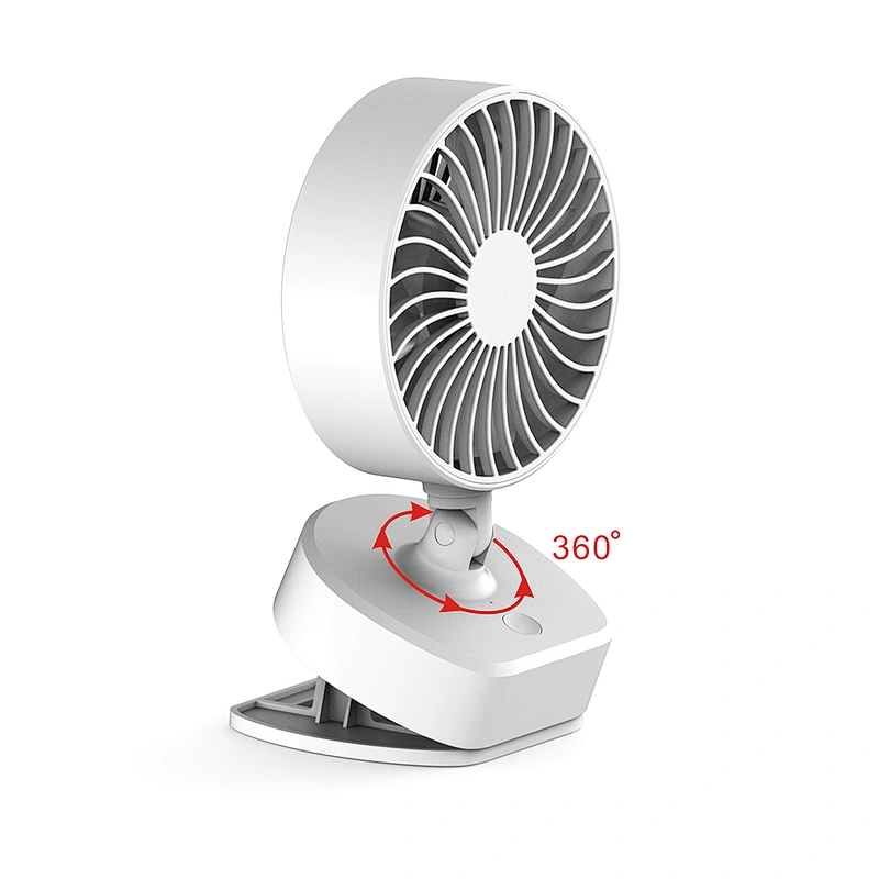 Portable Desktop 360 Degree Rotation Office Clip Fans Electrical USB Portable Mini Fan