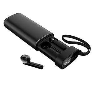 waterproof headphones with both microphone mini bt 5.0 3000mah battery charger tws earbuds