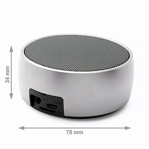Promotion gift stereo handsfree subwoofer outdoor sports computer media player Mini portable round shape wireless speaker