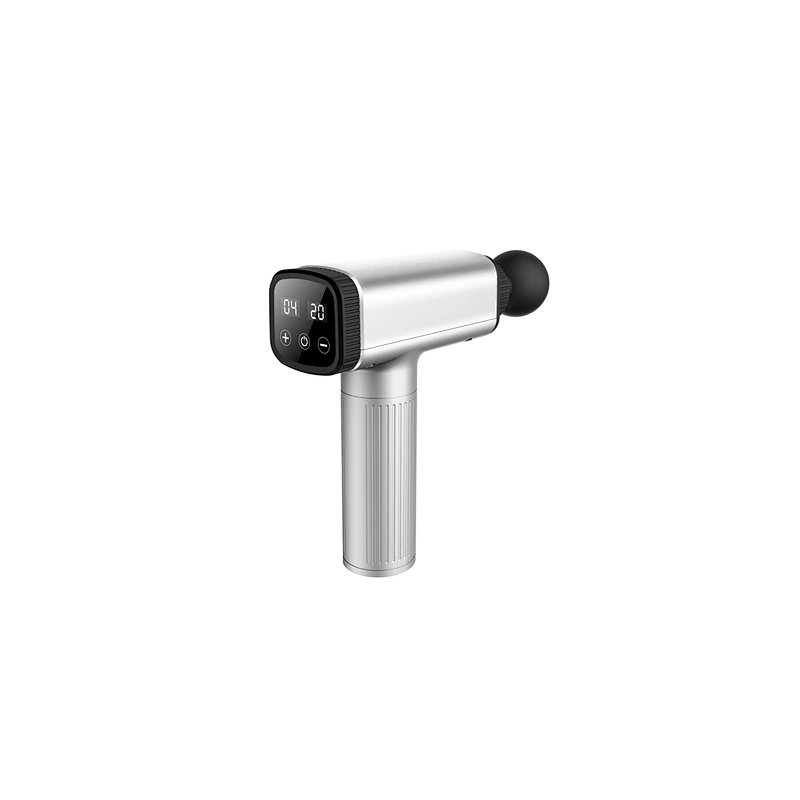 YOUMAY Handheld Back Percussion with LCD Screen Massager Aluminium Alloy Body Relax Massage Gun