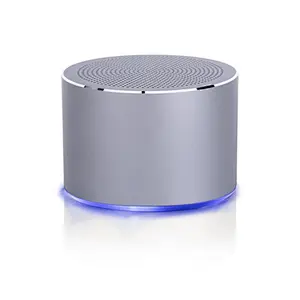 portable cylinder shape led light mini wireless bluetooth speaker