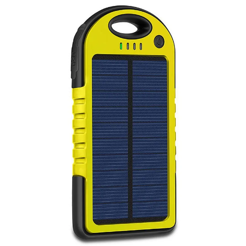 Universal Mini 5000mah Waterproof Mobile Solar PowerBank
