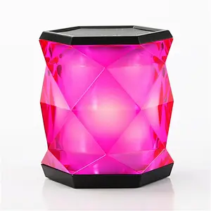 Crystal Color Changing Mini Portable Led Wireless Speaker