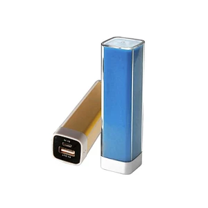 battery charger mini outdoor portable promotional gift lipstick power bank