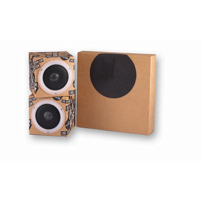 Oem Design Foldable Mini Paper Cardboard Speaker