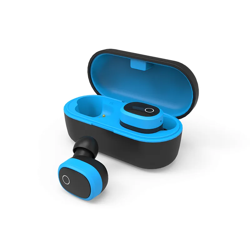 OEM factory price 5.0BT premium sound in ear with charging case mini portable multi color true wireless tws earphones