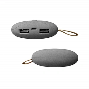 Promotion Stone Shape Portable Mobile Charger Pebble Power Bank