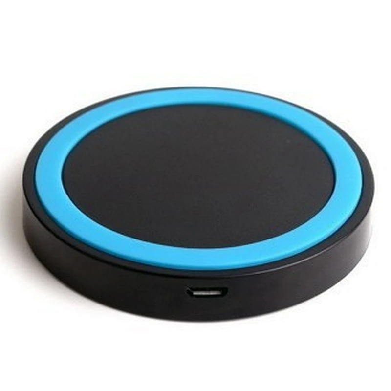QI standard mini round gift cheap wireless charger