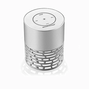 Portable Mini Round Bass Metal Led Wireless Speaker