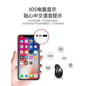 Mini TWS In Ear Earphone Invisible True Wireless Stereo Earbuds With Power Bank