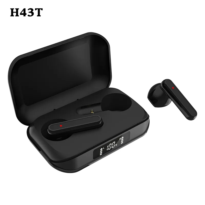 HiFi True Wireless Headphones Tws Earbuds Portable Music Earphone Active Noise Cancellation Stereo Earbud