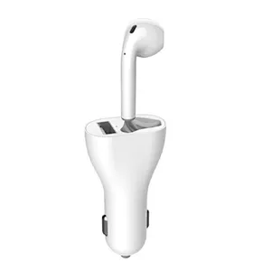 Logo Single Earbud Bluetooth Driver Magnetic Car Charging Wireless USB Earphone For i7s