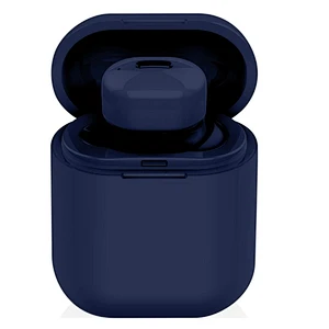 mini earphones with charging case wireless portable single earbuds