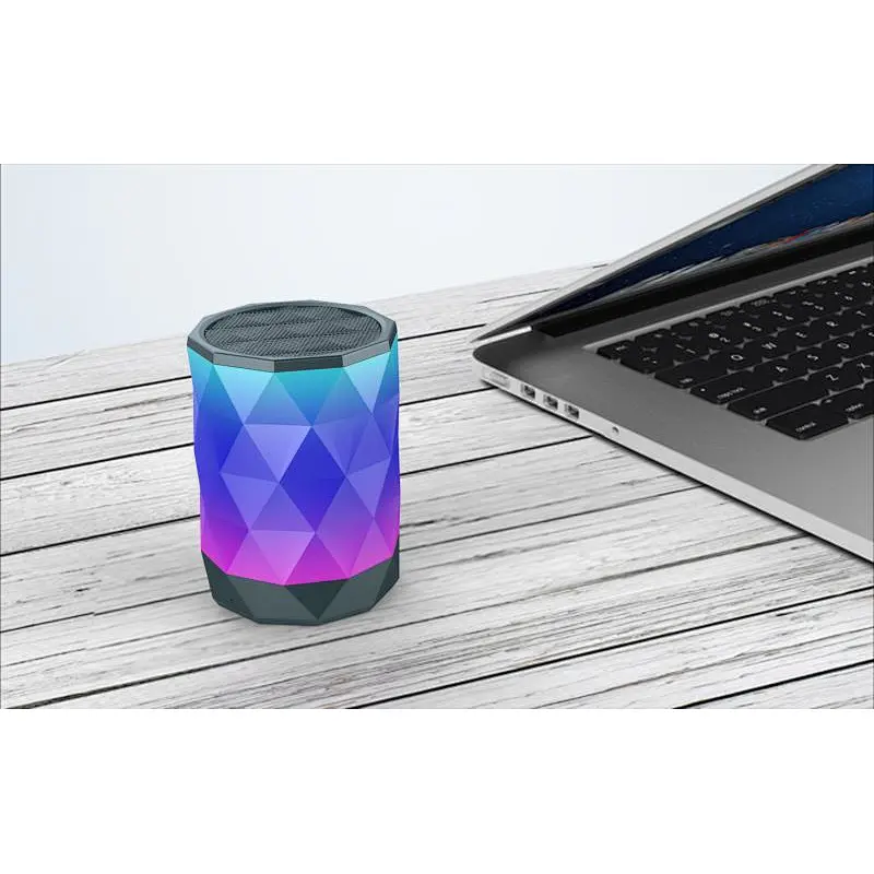 outdoor colorful changing led light wireless bluetooth speaker