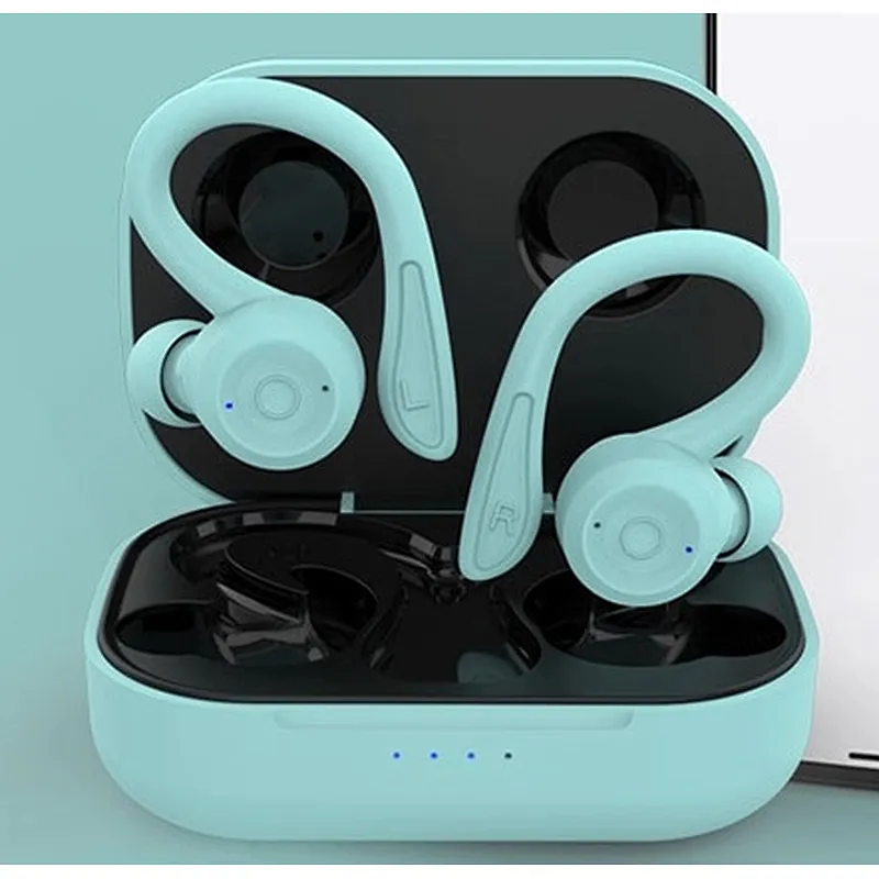 waterproof Sport headphone BT 5.0 true wireless earphones earhook TWS Headset