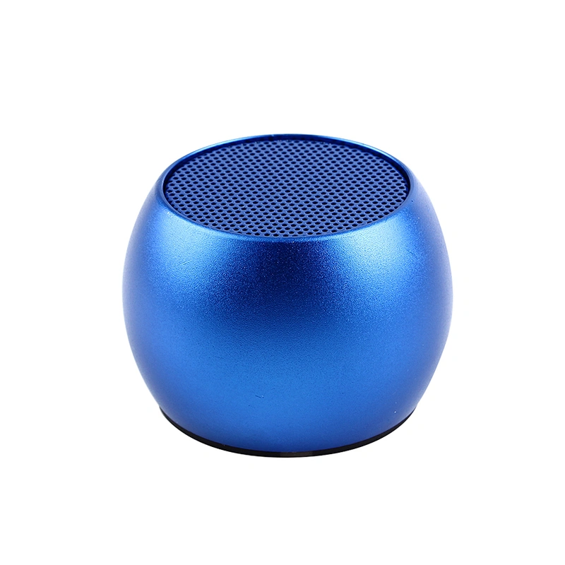 High Quality Handsfree 3W Remote Control Selfie Round Blue Tooth Wireless Mini Metal Speaker