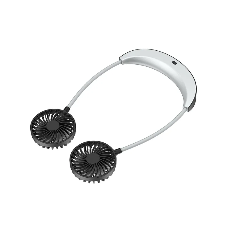 Sports Outdoor Cooling Fans Foldable USB Rechargeable Neckband Neck Band Lazy Neck Fan Mini Air Cooler Fan