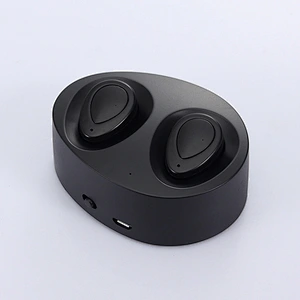 With Charging Case Invisible Mini Music Rechargeable BT Tws Earphones