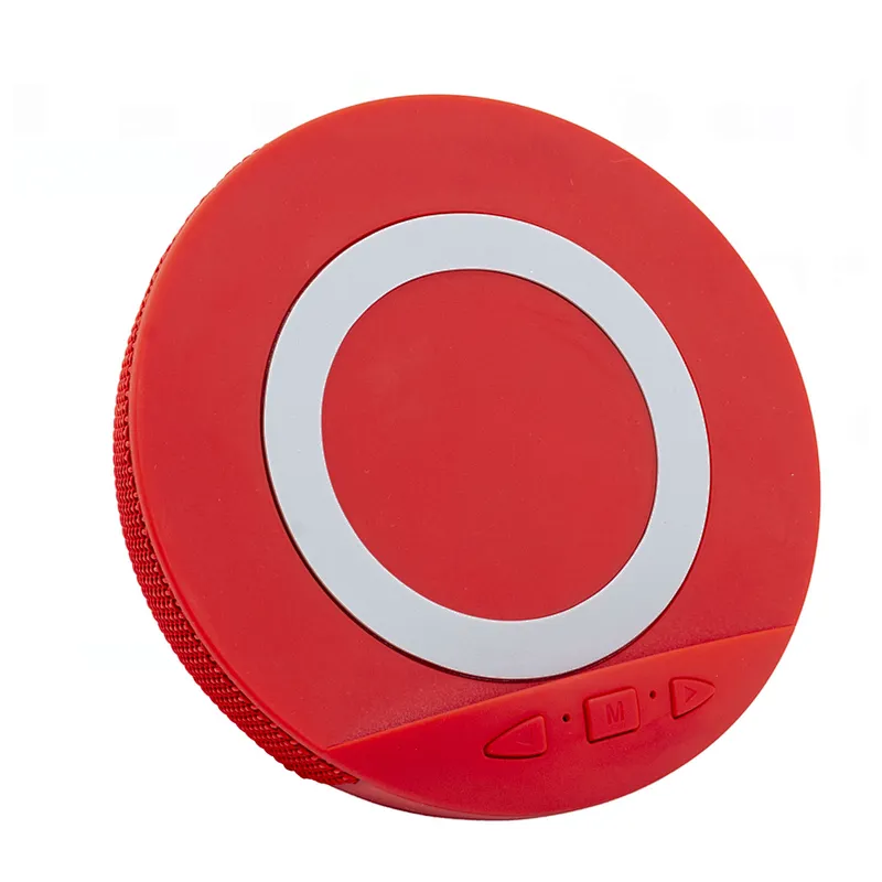 waterproof outdoor fabric blue tooth wireless qi fast charger power bank speaker