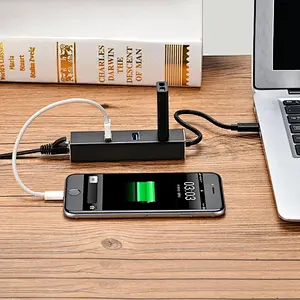Wholesale Por Hub Network Adapter Aluminum Superspeed USB 3.1 Type C Hub