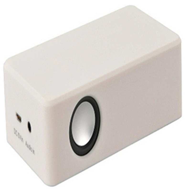 Quick shipping Promotion Gift sports OEM ABS light Portable  Mini battery cube plastic rectangle Wireless music Speaker