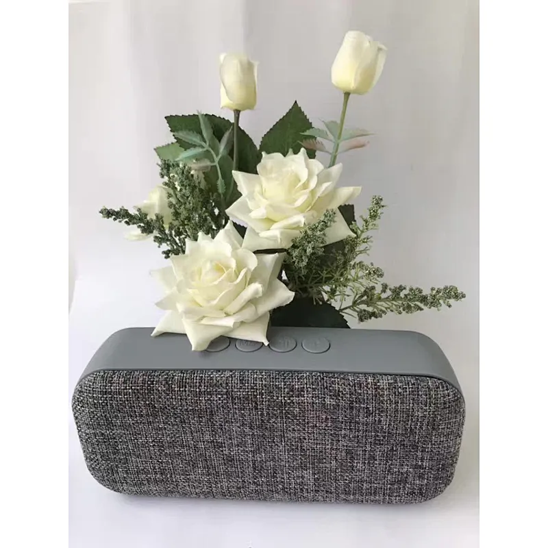 printing logo wireless stereo rectangle fabric speaker
