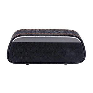 fashionable wireless portable bass leather speaker
