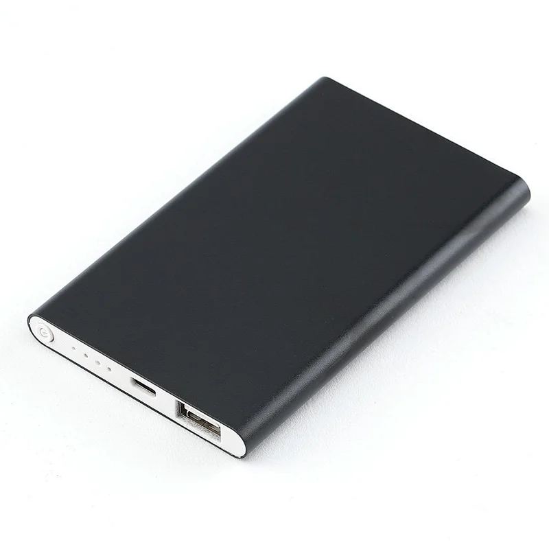 2019 OEM customize promotion gift metal phone charger pocket power bank mini portable slim Aluminum powerbank