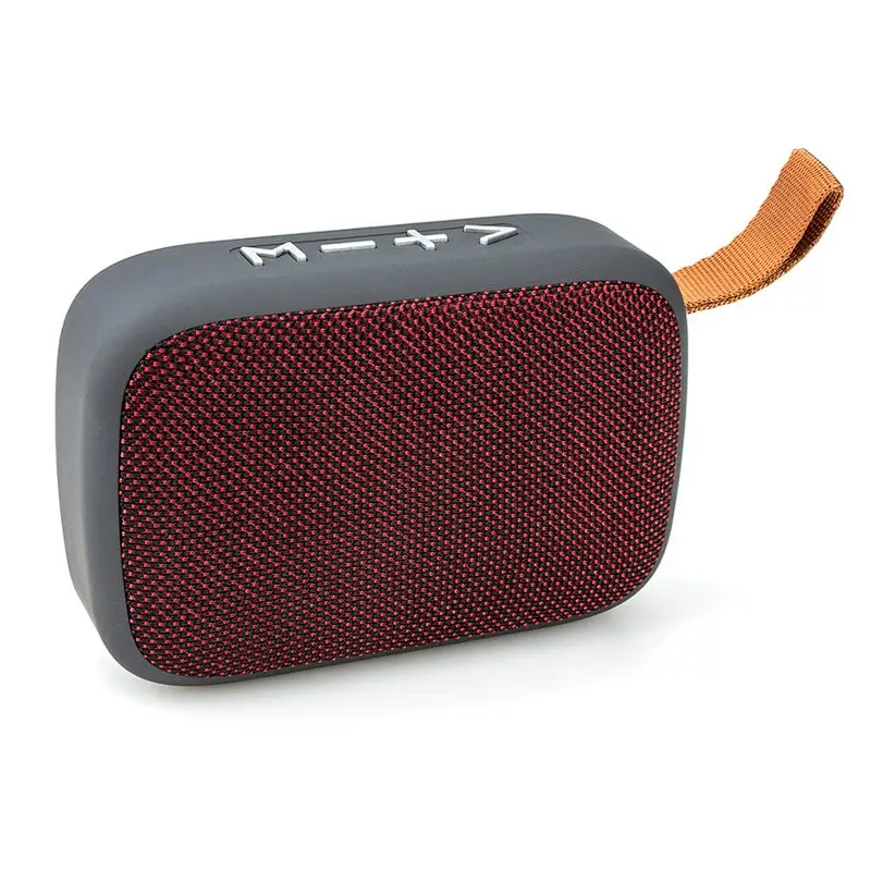 outdoor square portable mini fabric handle speaker