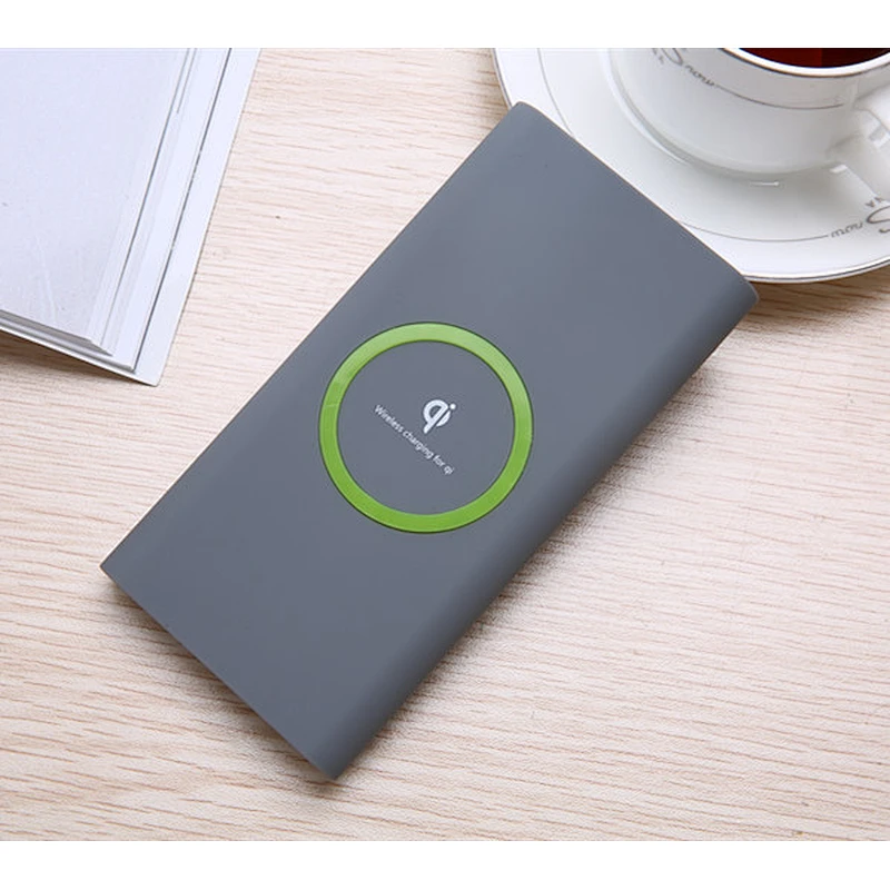 Portable 10000mah Power Bank Fast Charging QI Wireless Charger