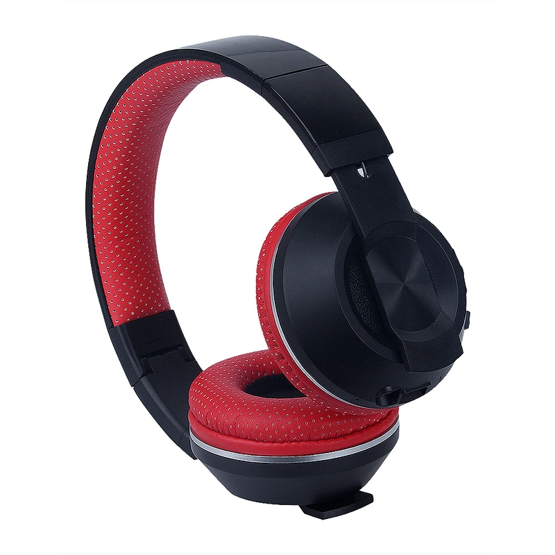 Sports On Ear Headset Foldable BT Stereo Noise Cancelling Stretchable Wireless Portable Buildwin Adjustable Bluetooth Headphone