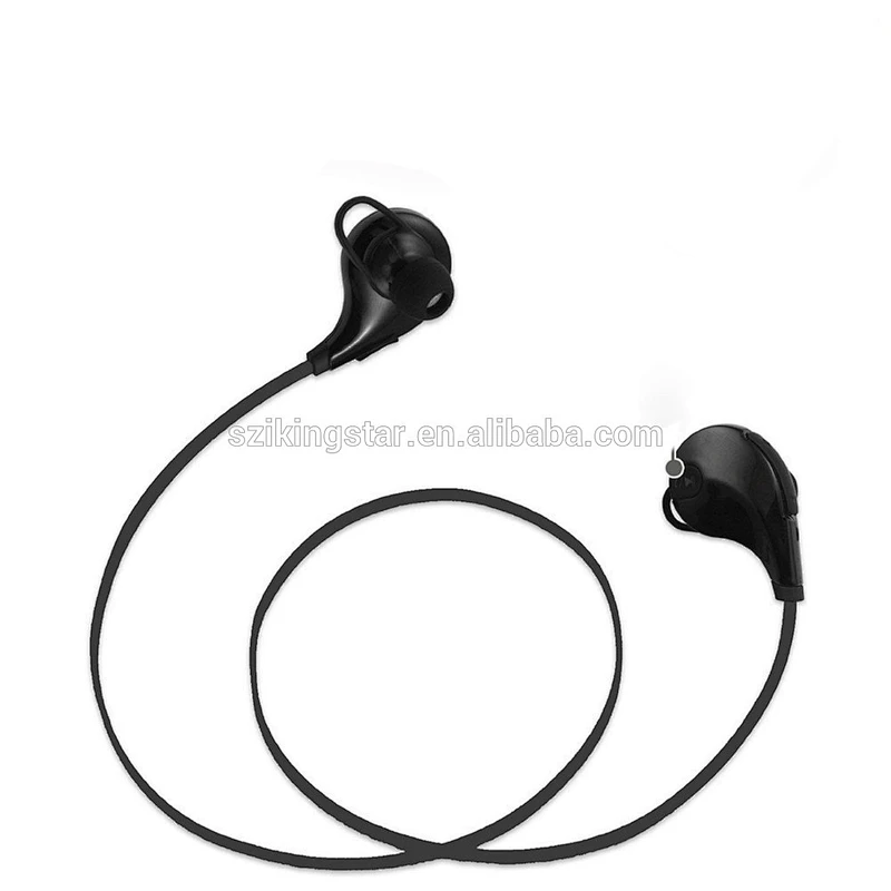 portable EVA Case logo stereo headset sport earphone wireless