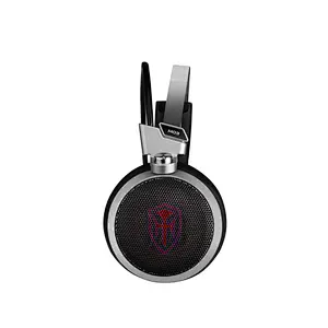 with microphone foldable adjustable stereo bass led RGB light gaming headset