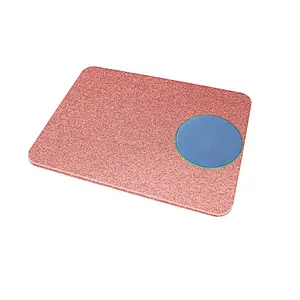 Promotion PU leather Mouse Mat Build-in QI Universal wireless charging pad