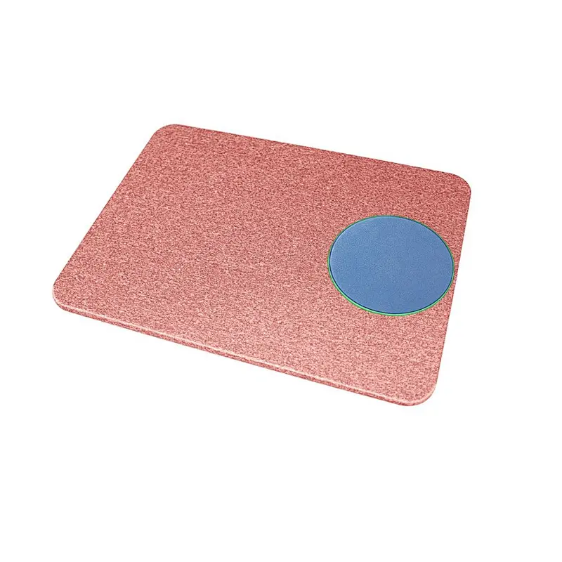 Promotion PU leather Mouse Mat Build-in QI Universal wireless charging pad