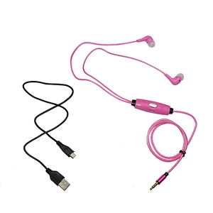 Wholesale competitive price colorful zipper earphone with mic
