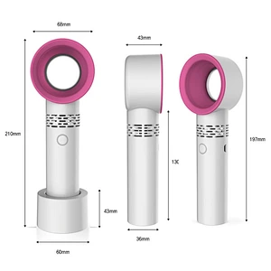 promotion gift USB Bladeless Handheld Portable Mini Leafless Fan