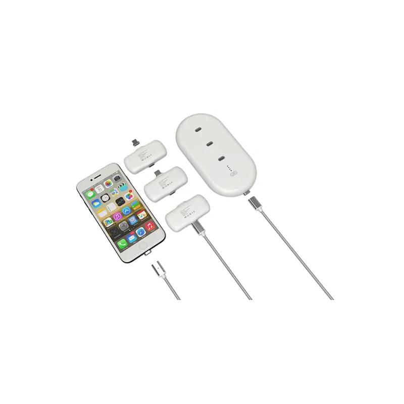 Fast Charger 3 connector Magnetic Wireless Power Bank