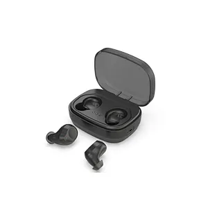 BT 5.0 Invisible In Ear Noise Canceling Earphone Stereo Blue Tooth True Mini Wireless TWS