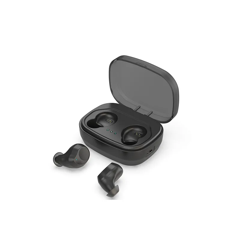 BT 5.0 Invisible In Ear Noise Canceling Earphone Stereo Blue Tooth True Mini Wireless TWS