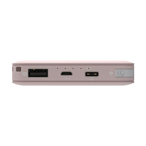 Free Sample Portable Thin Qi Square Built In USB Mobile Phone Powerbank Wireless Fast Charger