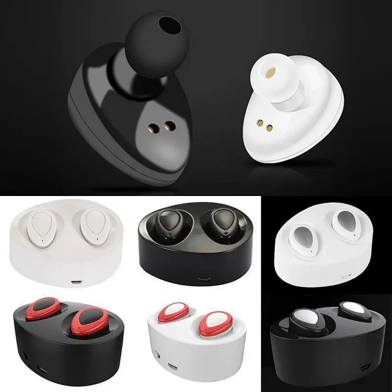 With Charging Case Invisible Mini Music Rechargeable BT Tws Earphones