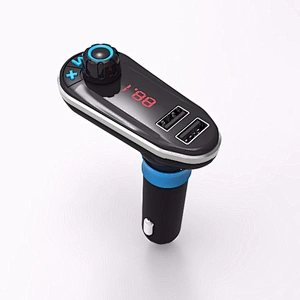 Two USB Ports Bluetooth Wireless FM Transmitter for Car