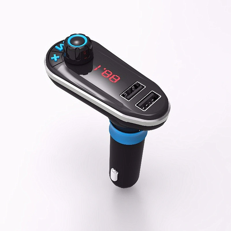 Two USB Ports Bluetooth Wireless FM Transmitter for Car